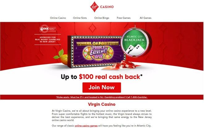 Virgin Casino Screenshot 3
