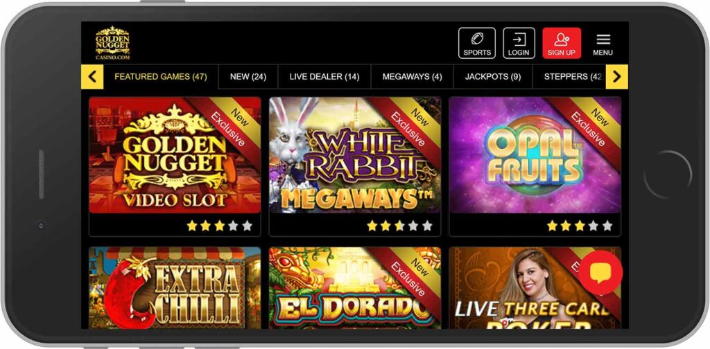 go online casino golden nugget