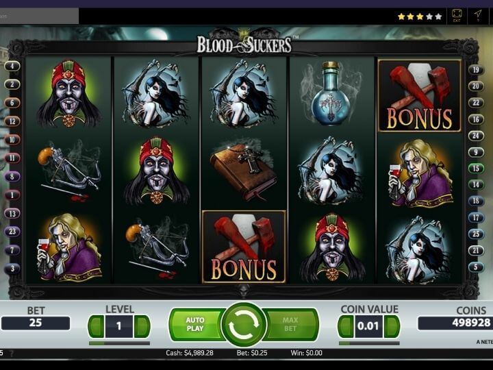 Blood Suckers slot NJ