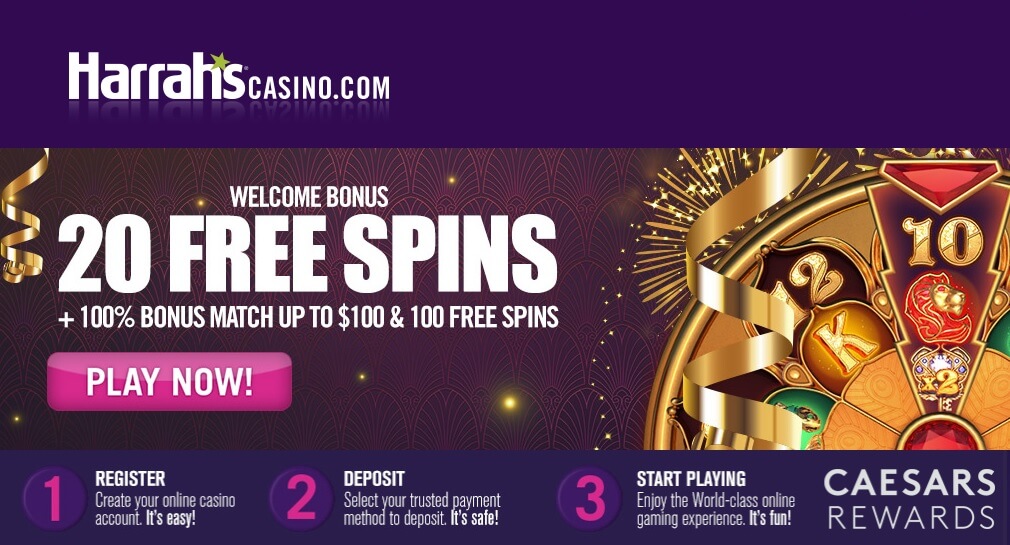 harrahs online casino nj bonus